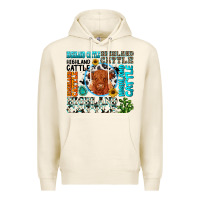 Tofu highland cattle Premium Hoodie - texasbilliewilder