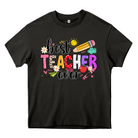 Asphalt iBest Teacher Ever Heavy Core Tee - CowhideDigitalArt