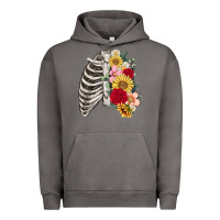 Pigment Tornado floral ribcage Urban Hoodie - MaliasSmallBusiness