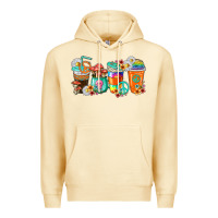 Pina Colada hippie coffee cups Premium Hoodie - texasbilliewilder