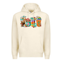 Hippie Coffee Cups Premium Hoodie | Teevron