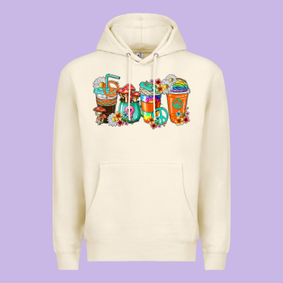 Premium Hoodie hippie coffee cups