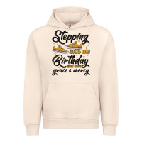 Sandshell stepping into my birthday with god s grace and mer Urban Hoodie - MaliasSmallBusiness