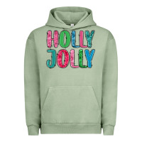 Pigment Oil Green holly jolly Urban Hoodie - MaliasSmallBusiness