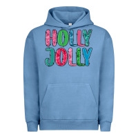Pigment Pebble Blue holly jolly Urban Hoodie - MaliasSmallBusiness