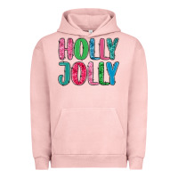Pigment Salmon holly jolly Urban Hoodie - MaliasSmallBusiness