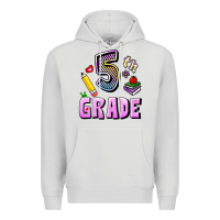 Dove Grey Fifth Grade Premium Hoodie - RanaPortraitStore