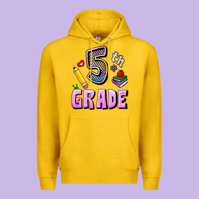 Premium Hoodie Fifth Grade
