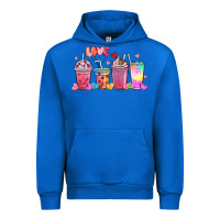 Cobalt love coffee cups Urban Hoodie - MaliasSmallBusiness