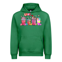 Emerald love coffee cups Urban Hoodie - MaliasSmallBusiness