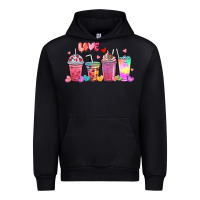 Foreset Green love coffee cups Urban Hoodie - MaliasSmallBusiness