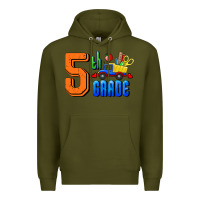 Army Green Fifth Grade Premium Hoodie - RanaPortraitStore
