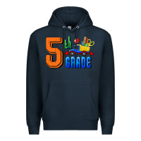 Navy Fifth Grade Premium Hoodie - RanaPortraitStore