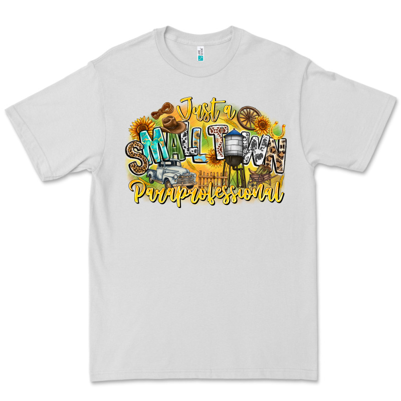Just Small Town Paraprofessional Premium Tee by CowhideDigitalArt | Teevron