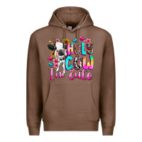 Chestnut holy cow  m cute Premium Hoodie - texasbilliewilder