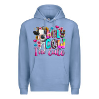 Colony Blue holy cow  m cute Premium Hoodie - texasbilliewilder