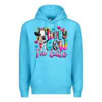 Ocean Blue holy cow  m cute Premium Hoodie - texasbilliewilder