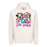 Pale Pink holy cow  m cute Premium Hoodie - texasbilliewilder