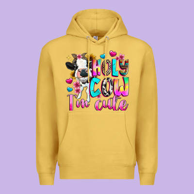 Premium Hoodie holy cow  m cute