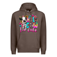 Coffee holy cow  m cute Premium Hoodie - texasbilliewilder