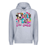 Heather Grey holy cow  m cute Premium Hoodie - texasbilliewilder