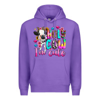 Purple holy cow  m cute Premium Hoodie - texasbilliewilder