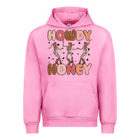 Fuchsia Pink howdy honey Urban Hoodie - MaliasSmallBusiness