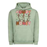 Pigment Oil Green howdy honey Urban Hoodie - MaliasSmallBusiness