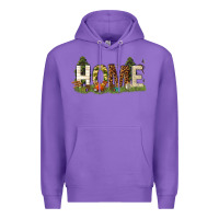 Purple home camping Premium Hoodie - texasbilliewilder