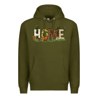 Army Green home camping Premium Hoodie - texasbilliewilder