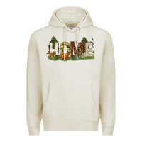 Oatmeal Heather home camping Premium Hoodie - texasbilliewilder