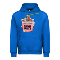Cobalt instant good vibes noodles Urban Hoodie - MaliasSmallBusiness