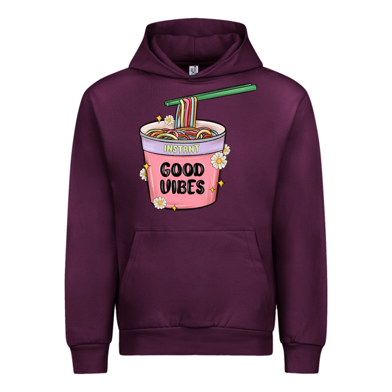 Instant Good Vibes Noodles Urban Hoodie by MaliasSmallBusiness | Teevron