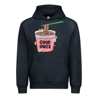 Navy instant good vibes noodles Urban Hoodie - MaliasSmallBusiness