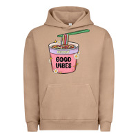 Pigment Burro instant good vibes noodles Urban Hoodie - MaliasSmallBusiness