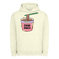 Pigment Pistachio instant good vibes noodles Urban Hoodie - MaliasSmallBusiness