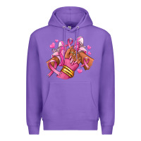 Breast Cancer Afro Girl Sneakers Premium Hoodie | Teevron