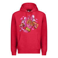 Cardinal Breast Cancer afro girl sneakers Premium Hoodie - RanaPortraitStore