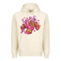 Tofu Breast Cancer afro girl sneakers Premium Hoodie - RanaPortraitStore