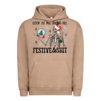 Pigment Burro look at me being all festive and shit Urban Hoodie - MaliasSmallBusiness
