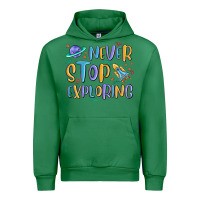 Emerald never stop exploring Urban Hoodie - MaliasSmallBusiness