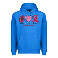 True Royal Peace Love Cure Cancer Premium Hoodie - RanaPortraitStore