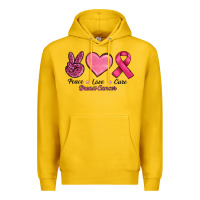 Lemon Peace Love Cure Cancer Premium Hoodie - RanaPortraitStore