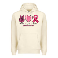 Sandshell Peace Love Cure Cancer Premium Hoodie - RanaPortraitStore