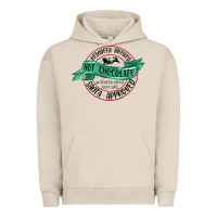 Pigment French Oak reindeer brewed santa approved Urban Hoodie - MaliasSmallBusiness