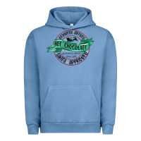 Pigment Pebble Blue reindeer brewed santa approved Urban Hoodie - MaliasSmallBusiness