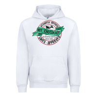 White reindeer brewed santa approved Urban Hoodie - MaliasSmallBusiness