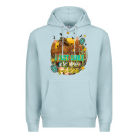 Blue Mist i just smile and say god bless Premium Hoodie - texasbilliewilder
