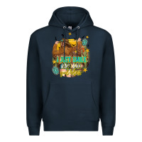 Navy i just smile and say god bless Premium Hoodie - texasbilliewilder