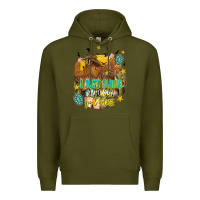 Army Green i just smile and say god bless Premium Hoodie - texasbilliewilder